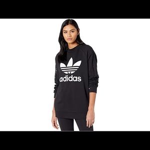 Adidas Lace Sleeve Sweatshirt